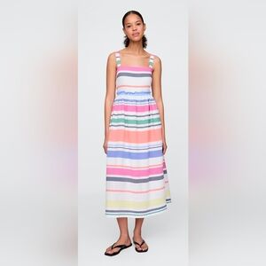 GAP Multicolor Striped Maxi Dress